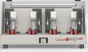 Celsee PREP400 tự động hóa tất cả các bước để tách, đếm và phân tích CTC cho phép nhân viên phòng thí nghiệm khả năng tải mẫu thử và bỏ đi; xử lý mẫu theo kết quả.